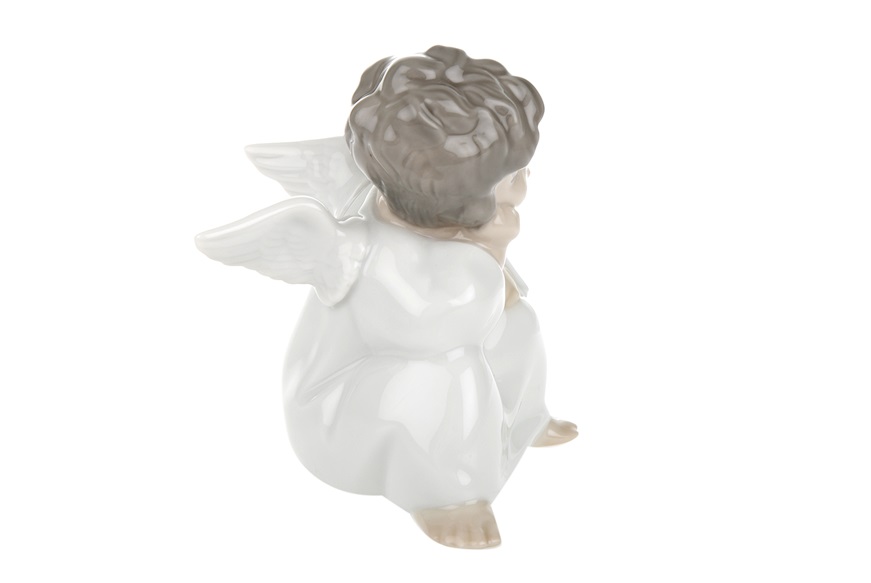 Angel thinking porcelain Lladro'