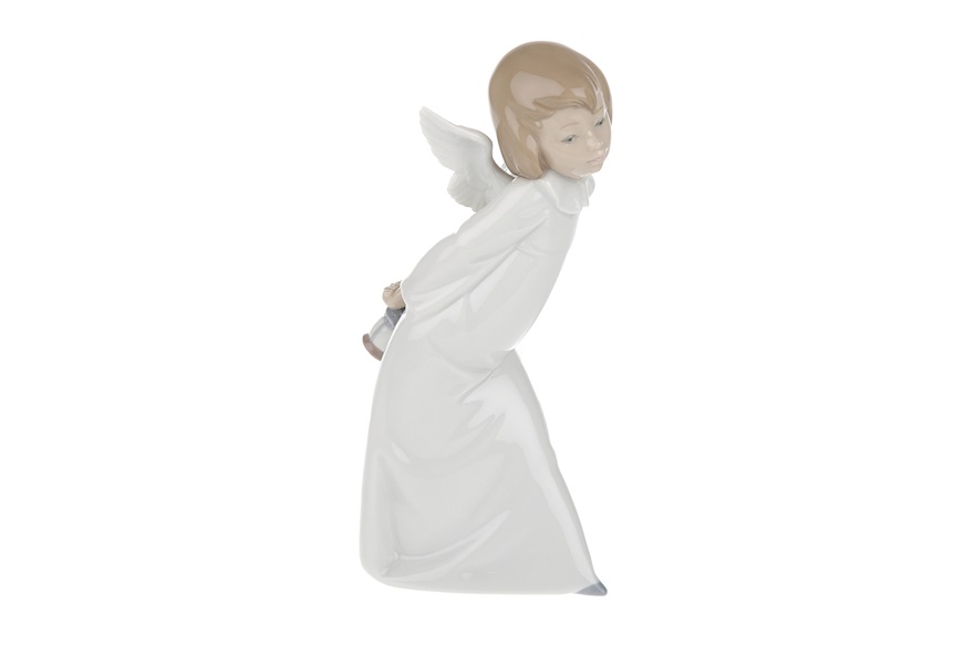 Curious angel porcelain Lladro'