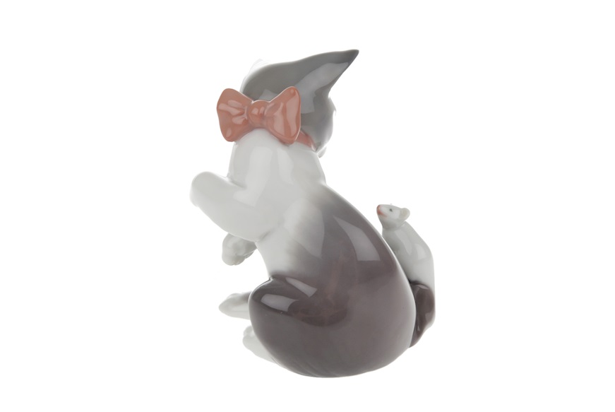 Cat and mouse porcelain Lladro'