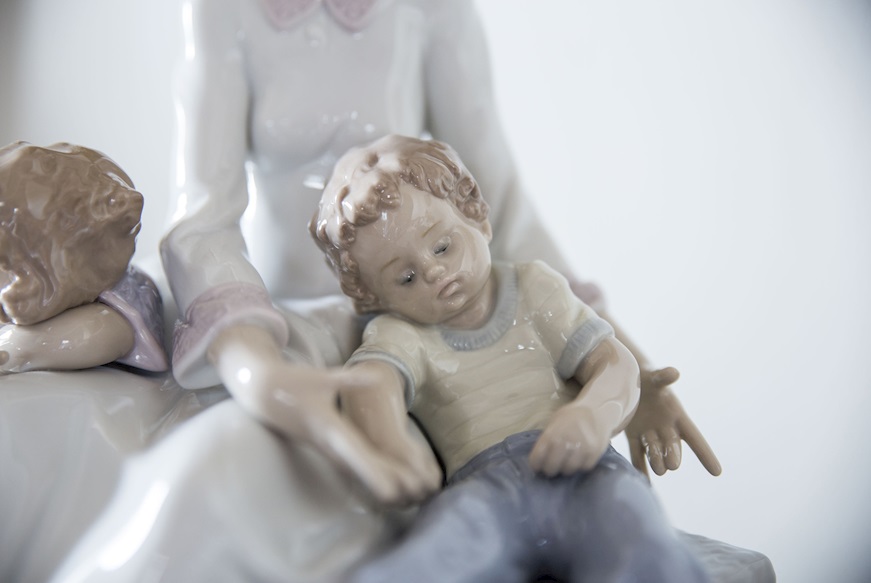 Stanchi di giocare porcellana Lladro'