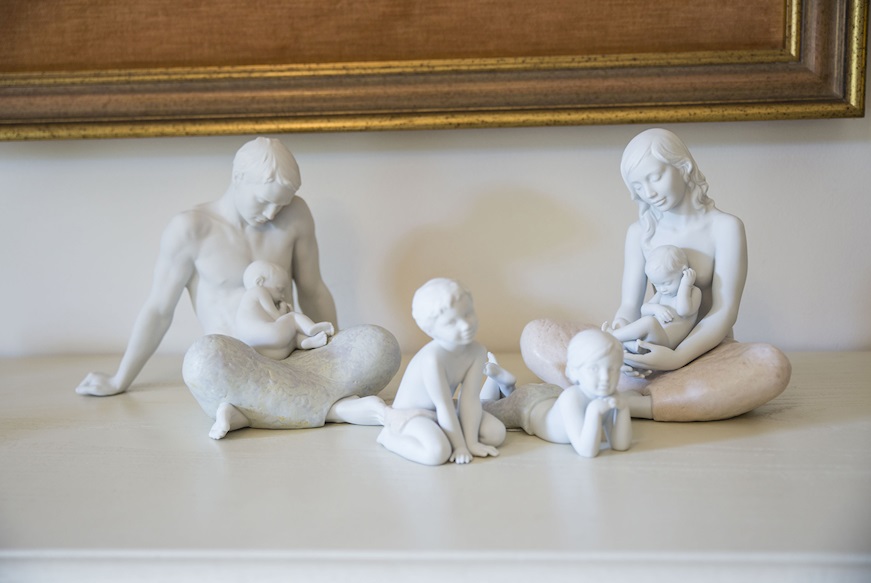 The daughter porcelain Lladro'