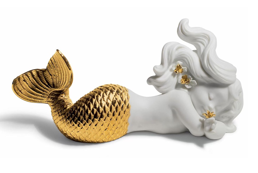 Day dreaming at see Mermaid porcelain Lladro'