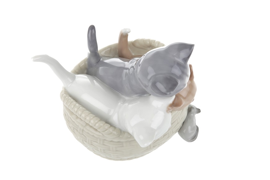 Curious kittens porcelain Lladro'