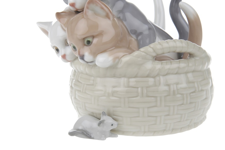 Curious kittens porcelain Lladro'