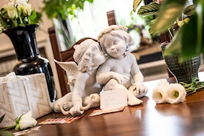 Eros and Psyche porcelain Lladro'