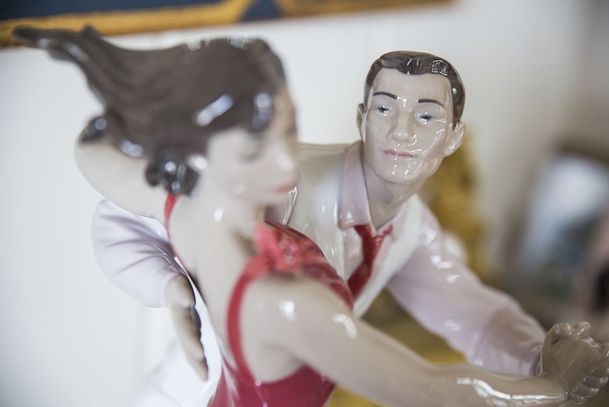 Salsa couple porcelain limited edition Lladro'