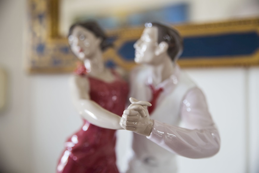 Salsa couple porcelain limited edition Lladro'