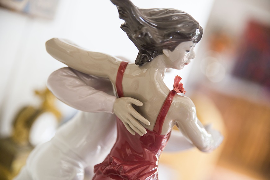 Salsa couple porcelain limited edition Lladro'