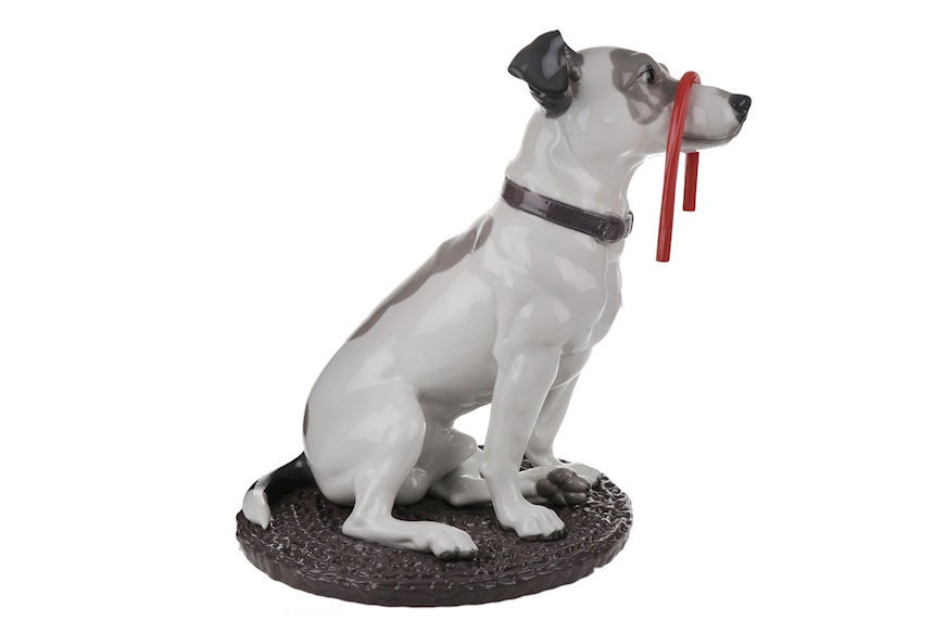 Jack Russel con liquirizia porcellana Lladro'