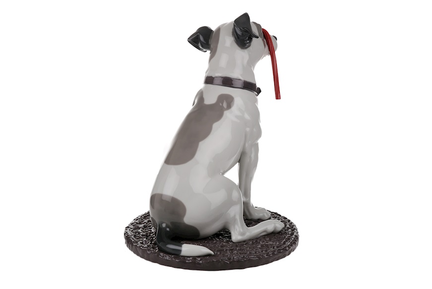 Jack Russel con liquirizia porcellana Lladro'