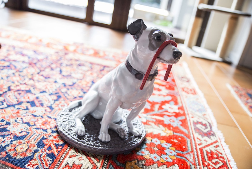Jack Russel with licorice porcelain Lladro'