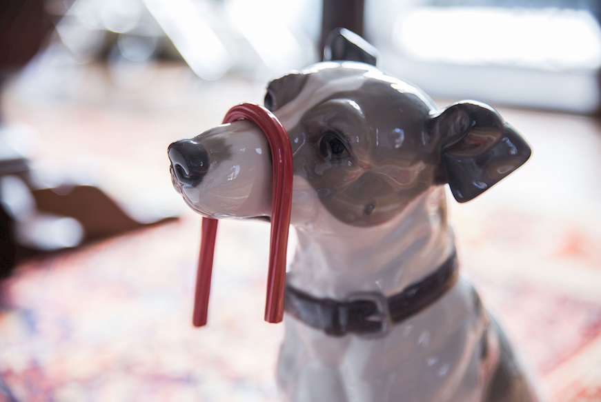 Jack Russel con liquirizia porcellana Lladro'