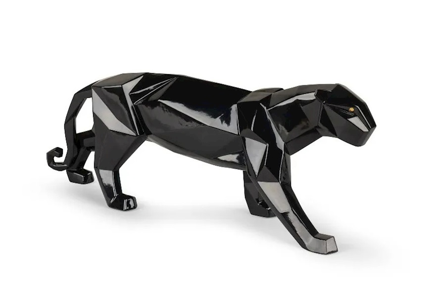 Panther porcelain black Lladro'
