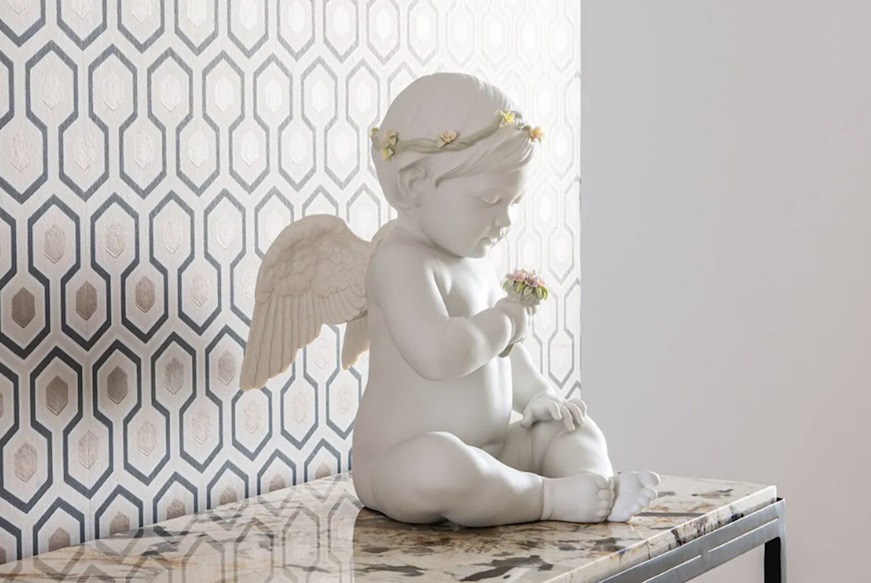 Cherub Angel porcelain Lladro'