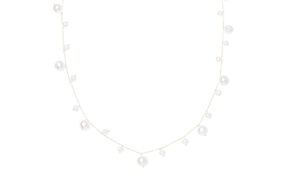 Collana argento dorato con perle Selezione Zanolli