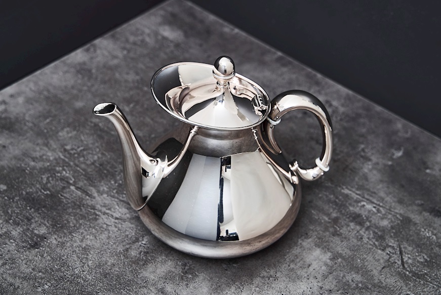 Servizio da the e caffè argento 2672 grammi 4 pezzi liscio usato ricondizionato Zanolli Vintage