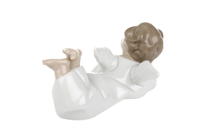 Angel laying down porcelain Lladro'