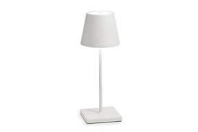 Lampada da tavolo Poldina Mini colore Bianco