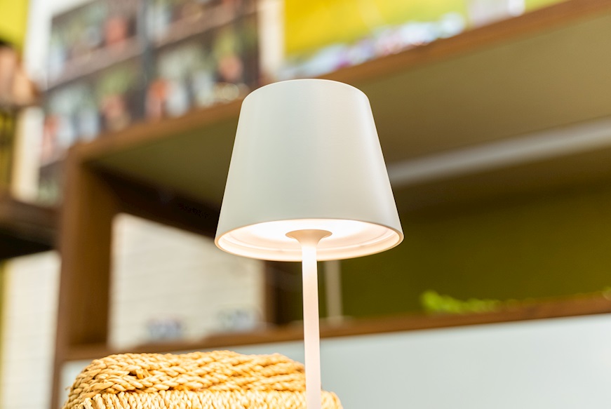Table lamp Poldina Pro Mini White Zafferano