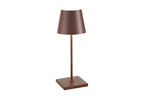 Table lamp Poldina Pro Mini Corten Zafferano