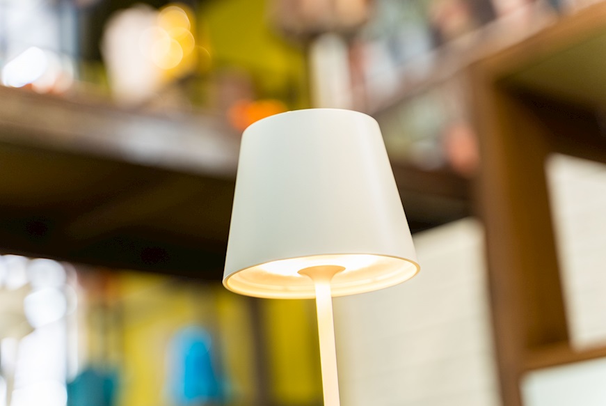 Table lamp Poldina Pro White Zafferano