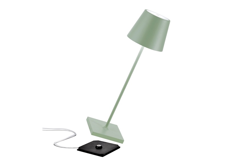 Lampada da tavolo Poldina Pro Salvia Zafferano
