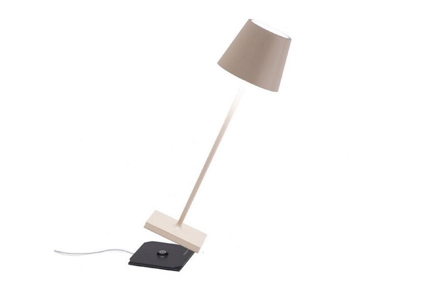 Table lamp Poldina Pro Sand Zafferano
