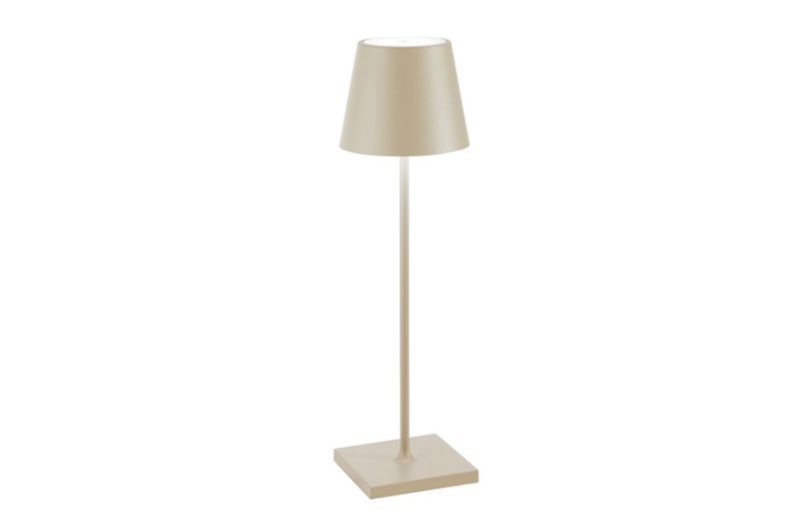 Table lamp Poldina Sand Zafferano