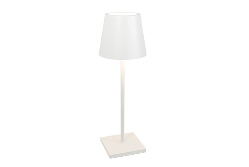 Lampada da tavolo Poldina Pro L Desk Bianco Zafferano