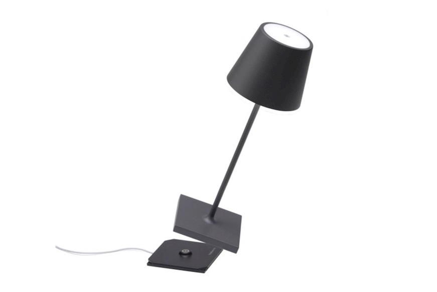 Table lamp Poldina Pro L Desk Dark Grey Zafferano