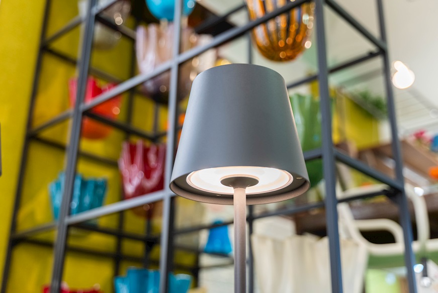 Table lamp Poldina Pro L Desk Dark Grey Zafferano