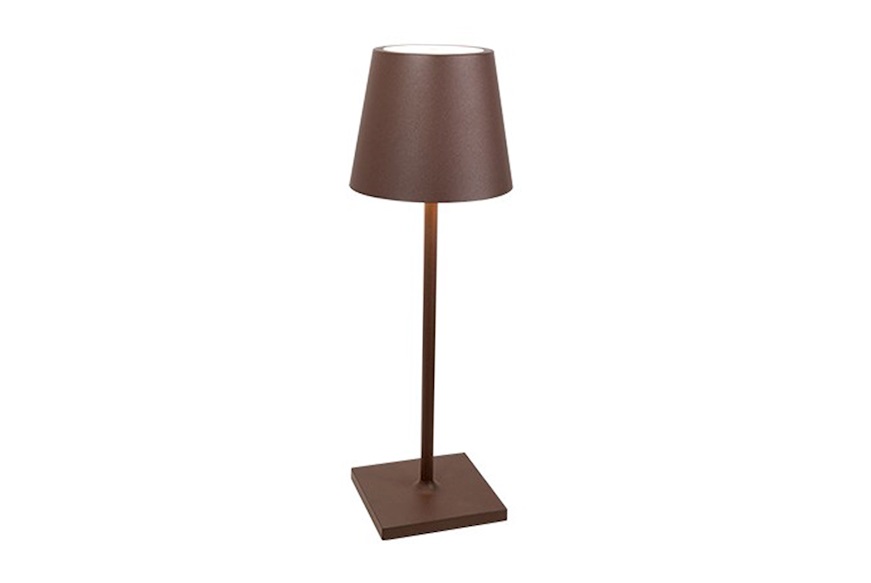 Table lamp Poldina L Desk Corten Zafferano