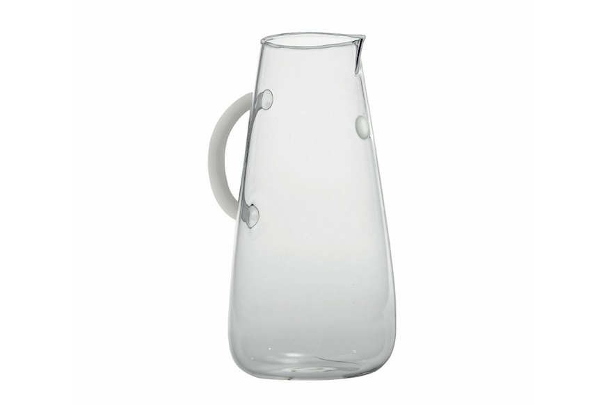 Pitcher Uniche with white handle Zafferano