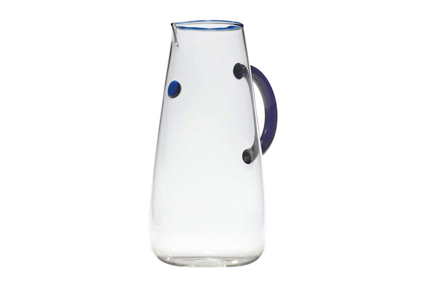 Pitcher Uniche with blue handle Zafferano