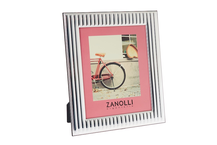 Cornice Fold argento bilaminato Selezione Zanolli