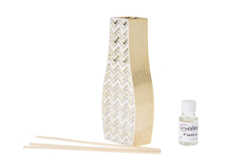 Fragrance Diffuser with gold lines decoration Selezione Zanolli