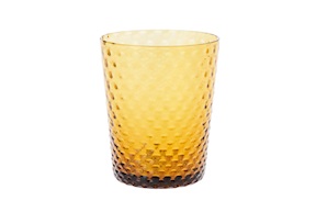 Bicchiere tumbler Veneziano ambra