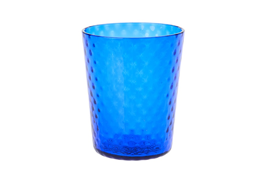 Tumbler Glass Veneziano blue Zafferano