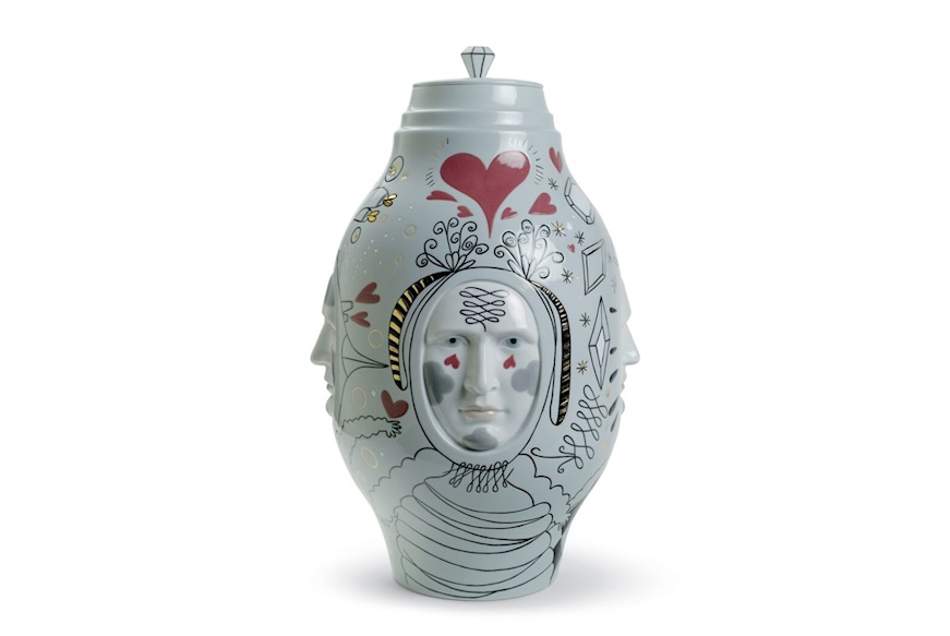 Vase Conversation porcelain by Jaime Hayon Lladro'