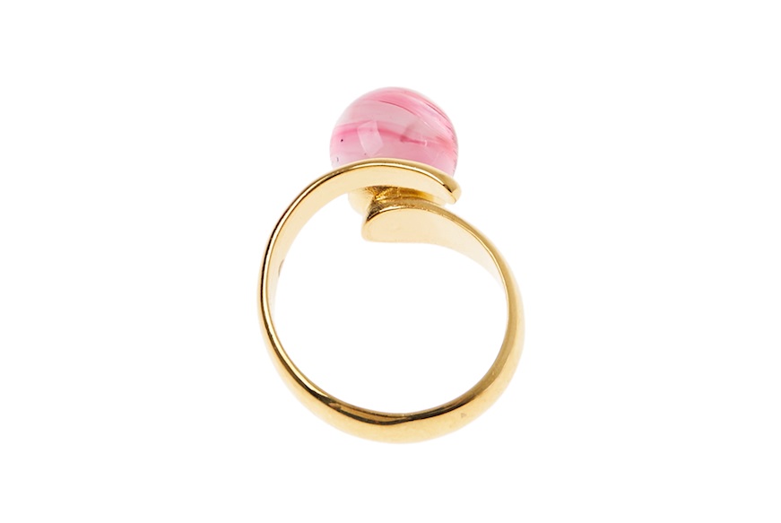 Anello Accademia in vetro Rosa Antica Murrina