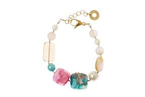 Bracelet Accademia in Pink glass Antica Murrina
