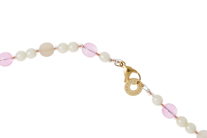 Necklace Accademia in Pink glass Antica Murrina
