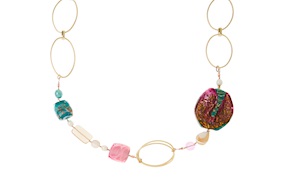 Necklace Accademia in Pink glass Antica Murrina