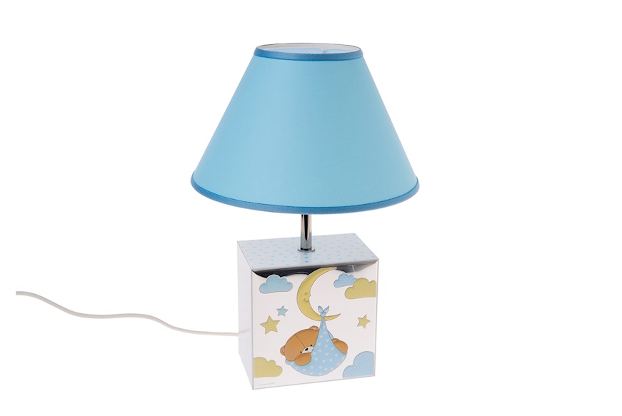 Lampada Orsetto Forever Friends argento pvd celeste Selezione Zanolli