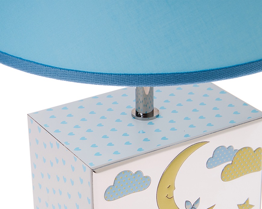 Lampada orsetto Forever Friends argento pvd celeste Selezione Zanolli