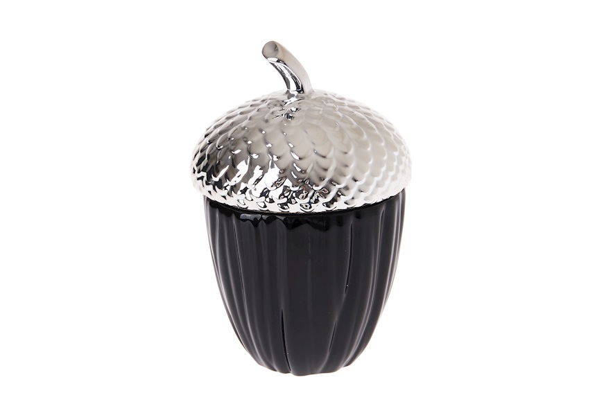 Acorn box black and silver Selezione Zanolli