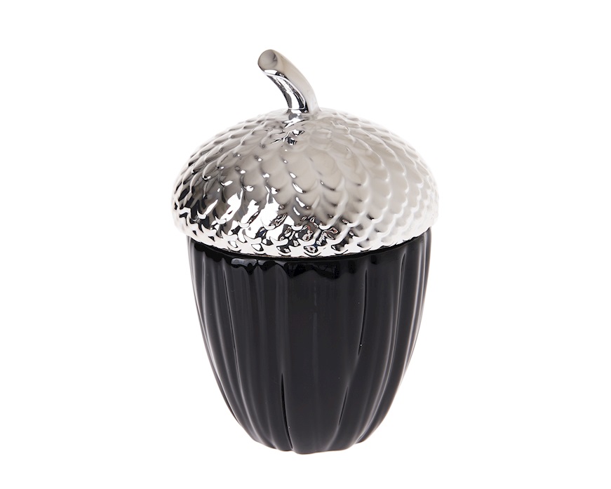 Acorn box black and silver Selezione Zanolli