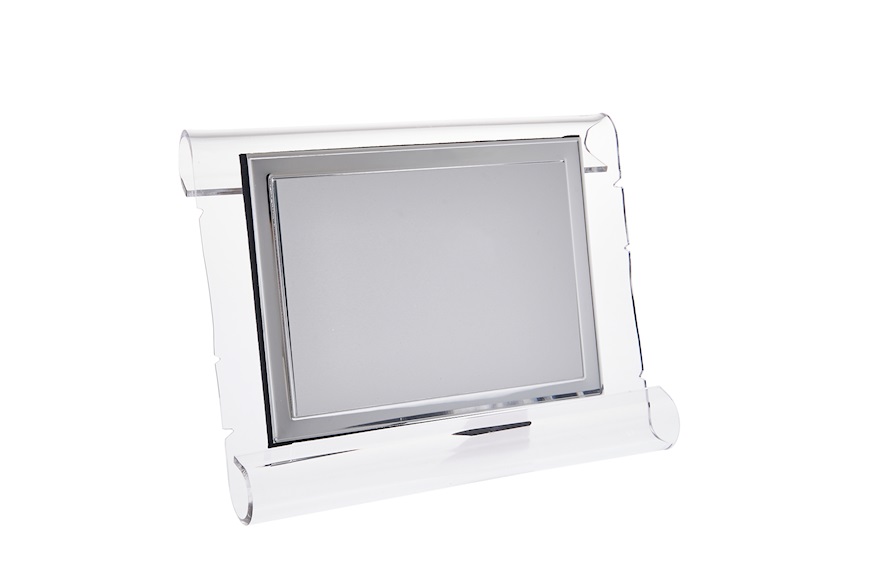 Targa silver plated con cornice e espositore in plexiglass Selezione Zanolli