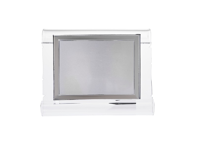 Targa silver plated con cornice e espositore in plexiglass Selezione Zanolli