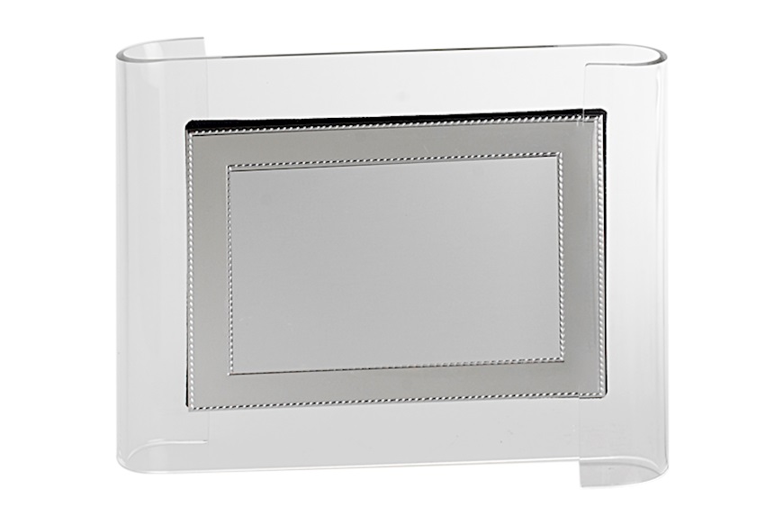 Targa silver plated con cornice e espositore in plexiglass Selezione Zanolli